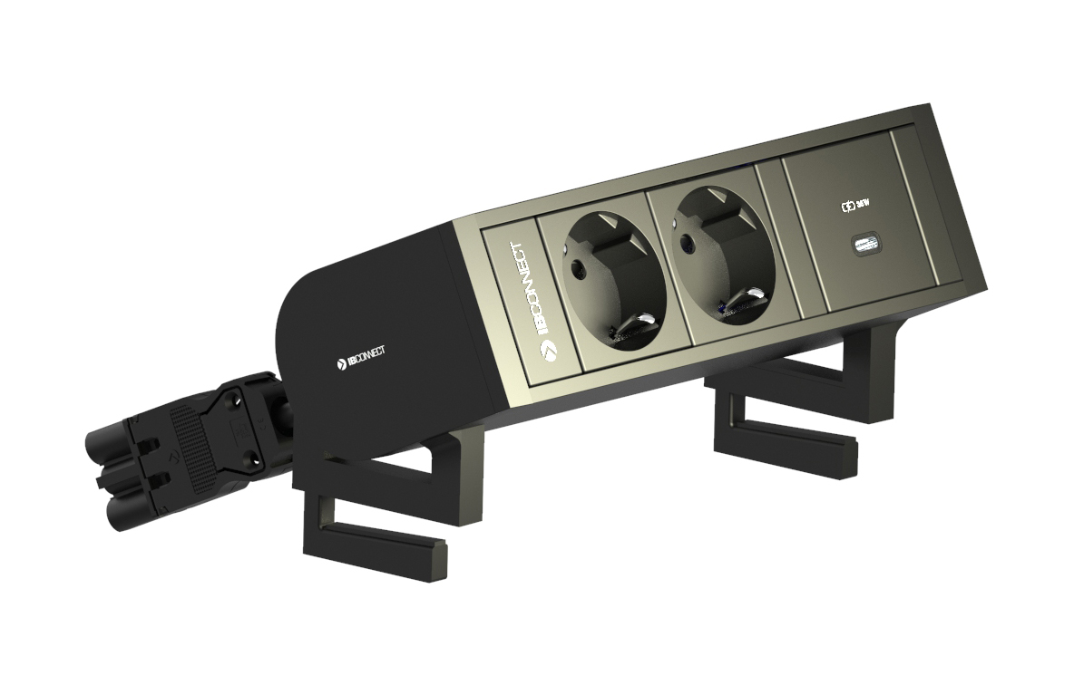 SUPRA - 2xT. ELÉCTRICA + 1xUSB TIPO A+C + 1xMÓDULO VACÍO