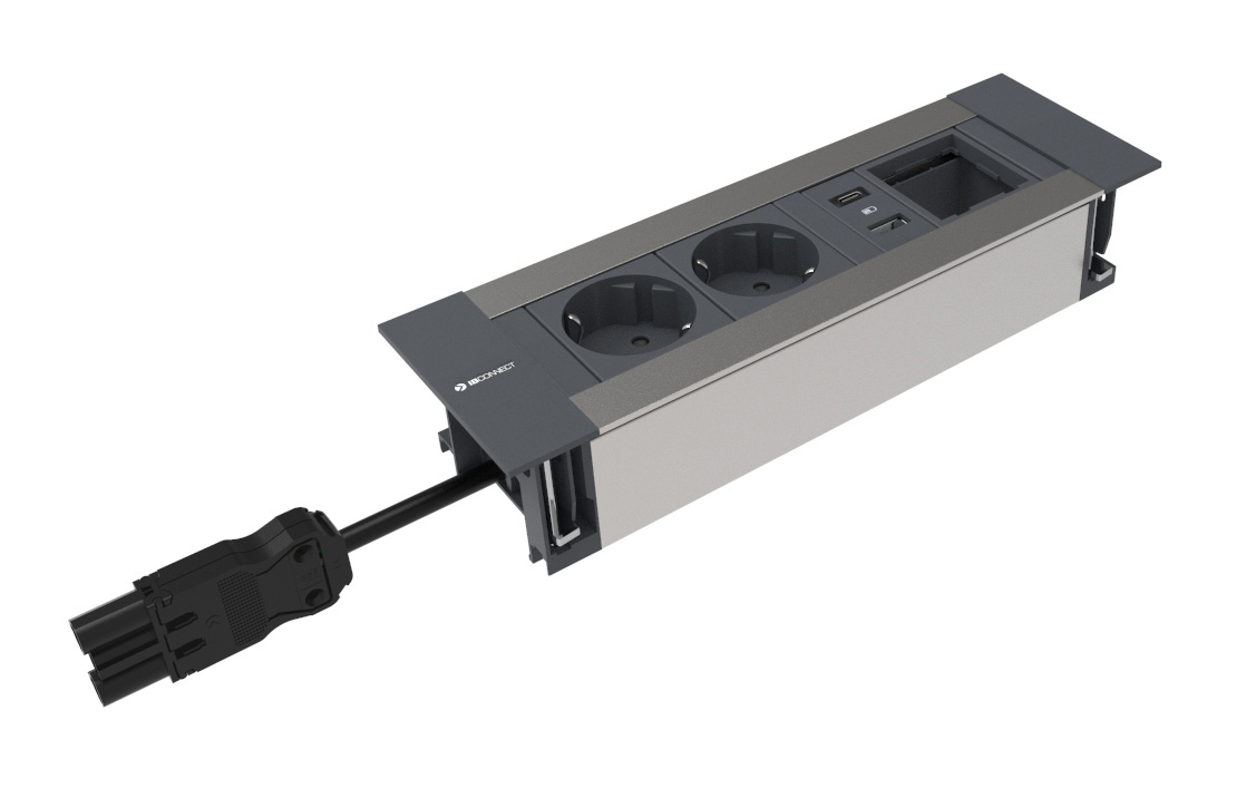 INTRO2.0 - 2xT. ELÉCTRICA + 1xUSB CARGA TIPO A+C + 1xMÓDULO VACÍO