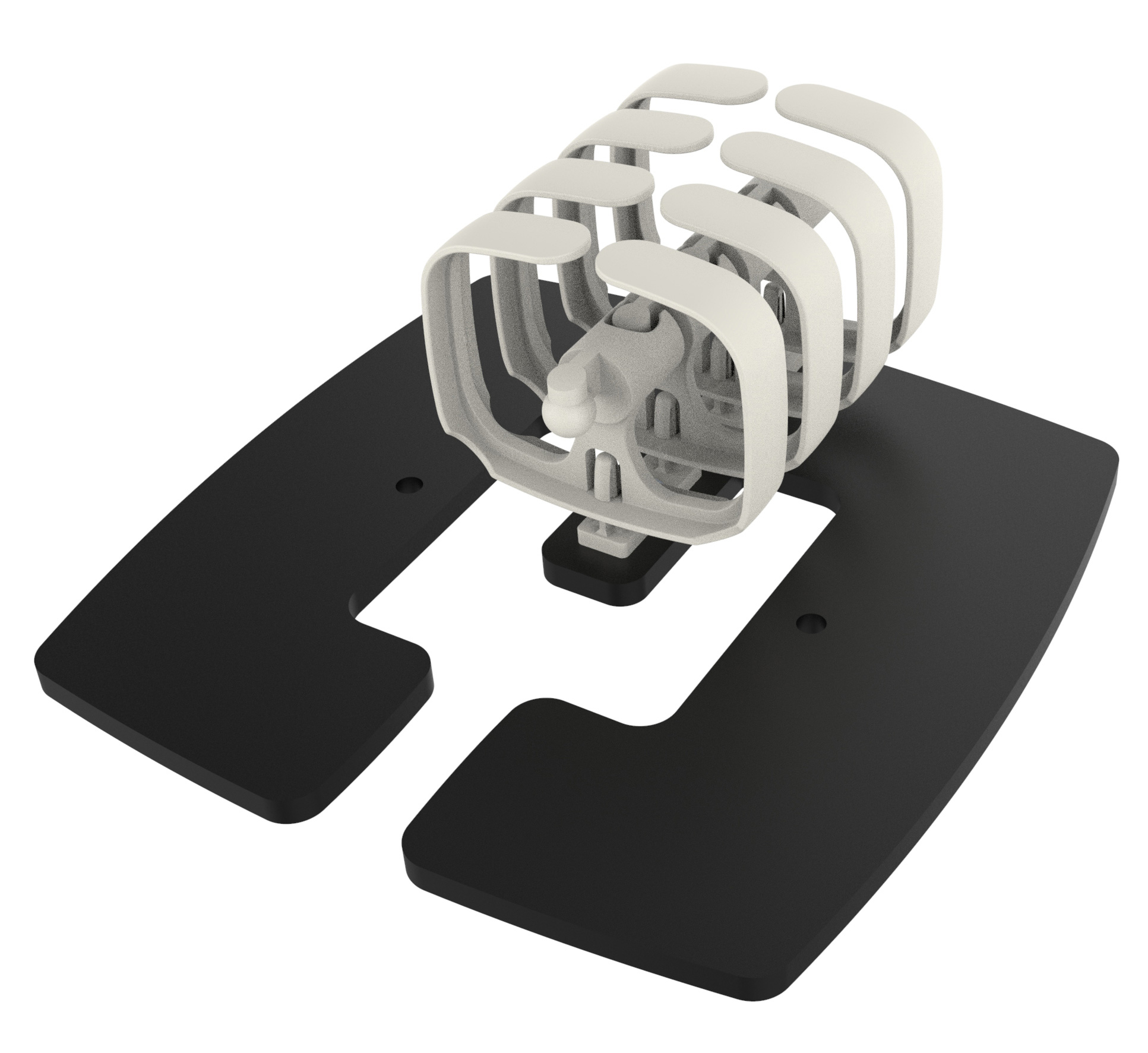 SOPORTE SUELO PARA VÉRTEBRA ORGATECH - BLANCA