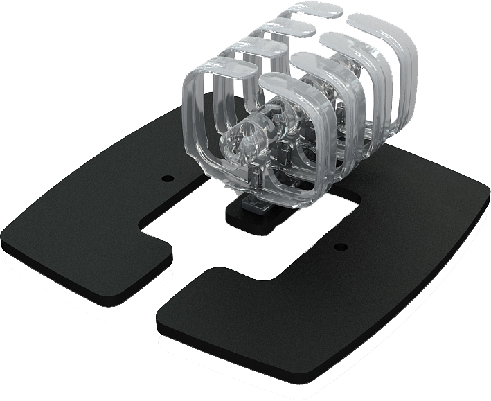 SOPORTE SUELO PARA VÉRTEBRA ORGATECH
